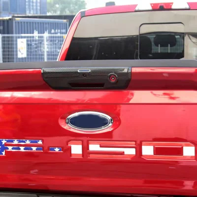 mit Kameraloch, ABS-Kunststoff, Chrom, Heckklappen-Hecktürgriffschalenabdeckung für Ford F150 F